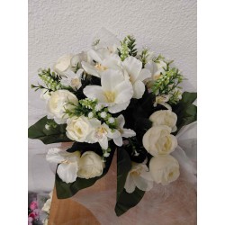 Bouquet Rond Deuil | Grossiste Pompes Funèbres | Artisanat