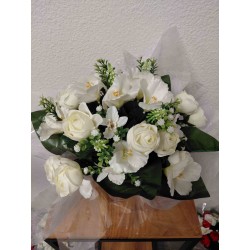 Bouquet Rond Deuil | Grossiste Pompes Funèbres | Artisanat