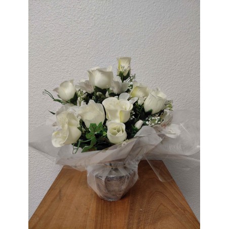 Bouquet Rond Artificiel | Grossiste Pompes Funèbres | Artisanat