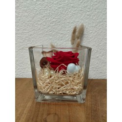 Composition rose stabilisée | Grossiste fleuristes | Qualité prix