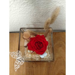 Composition rose stabilisée | Grossiste fleuristes | Qualité prix