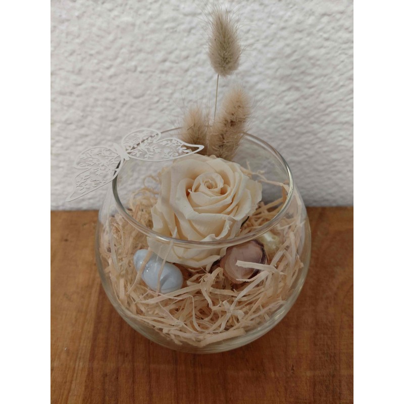 Composition rose stabilisée | Grossiste fleuristes | Qualité prix Composition rose stabilisée | Grossiste fleuristes | Qualité prix