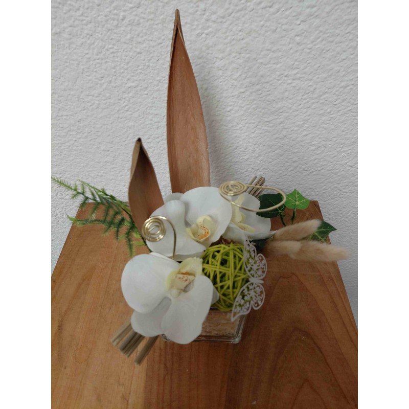 Composition Orchidée Verrerie | Grossiste Fleuriste | Qualité prix Composition Orchidée Verrerie | Grossiste Fleuriste | Qualité prix