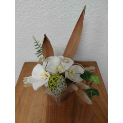 Composition Orchidée Verrerie | Grossiste Fleuriste | Qualité prix