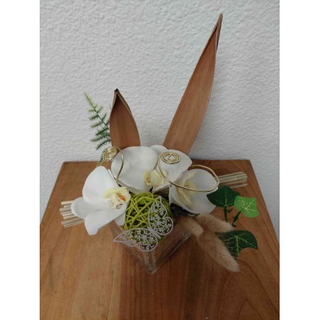 Composition Orchidée Verrerie | Grossiste Fleuriste | Qualité prix Composition Orchidée Verrerie | Grossiste Fleuriste | Qualité prix