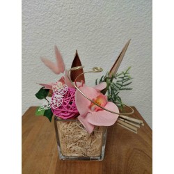 Composition Orchidée Verrerie | Grossiste Fleuriste | Qualité prix