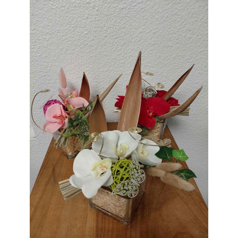 Composition Orchidée Verrerie | Grossiste Fleuriste | Qualité prix Composition Orchidée Verrerie | Grossiste Fleuriste | Qualité prix