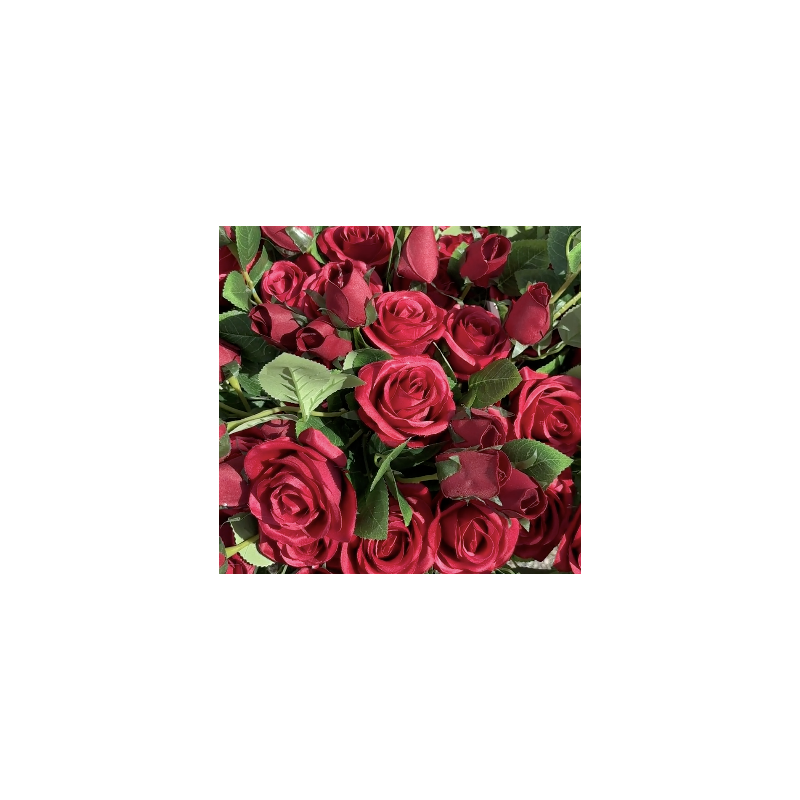 Rose artificielle avec bouton | Grossiste Fleuriste | Qualité Prix