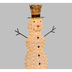 Bonhomme de neige Lumineux | Déco de Noël | Grossiste déco