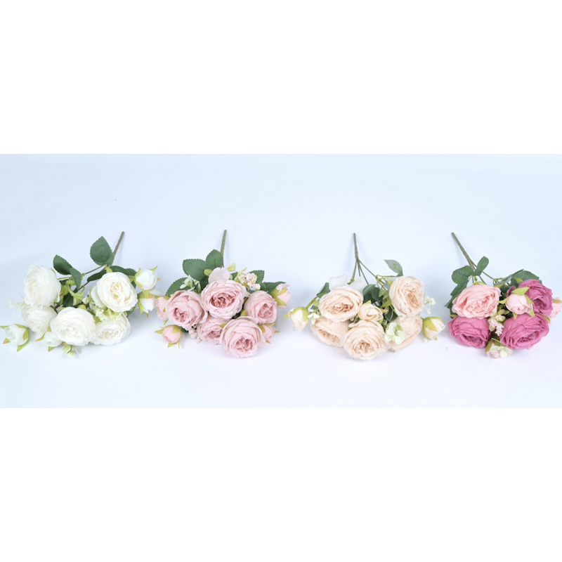 Bouquet de roses artificielles | Grossiste en décoration saisonnière Bouquet de roses artificielles | Grossiste en décoration saisonnière