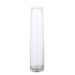 Soliflore Verre avec Socle Bois | Grossiste Fleuriste | Qualité Prix