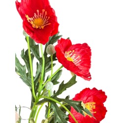 Coquelicot artificiel | Fleurs artificielles | Grossiste Fleuristes