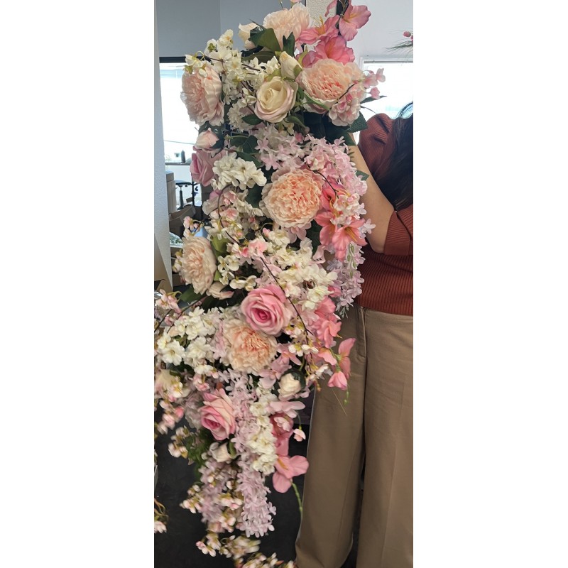 Devanture fleurie prêt-à-poser