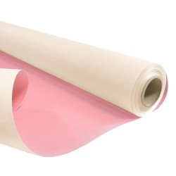 Rouleau kraft bicolore recto/verso -Différentes couleurs