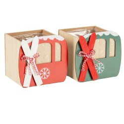 Cache Pot CABINE SKI | Grossiste Fleuriste | Artiflor