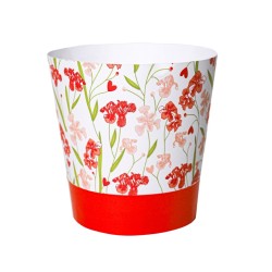 Cache-pot carton Euréka fleuri | Cache-pots | Grossiste Fleuristes