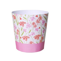 Cache-pot carton Euréka fleuri | Cache-pots | Grossiste Fleuristes