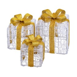 Paquets cadeaux lumineux 3D | Déco de Noël | Grossiste