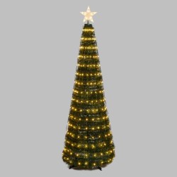 Sapin lumineux Pixel LED pliable blanc chaud et froid | Artiflor