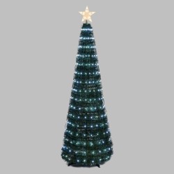 Sapin lumineux Pixel LED pliable blanc chaud et froid | Artiflor