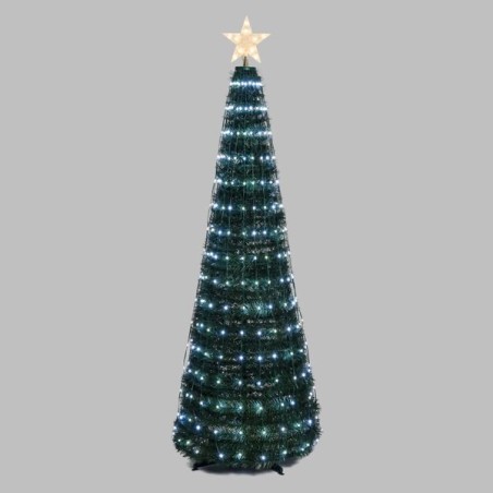 Sapin lumineux Pixel LED pliable blanc chaud et froid | Artiflor