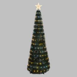 Sapin lumineux Pixel LED pliable blanc chaud et froid | Artiflor