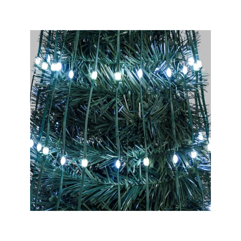 Sapin lumineux Pixel LED pliable blanc chaud et froid | Artiflor