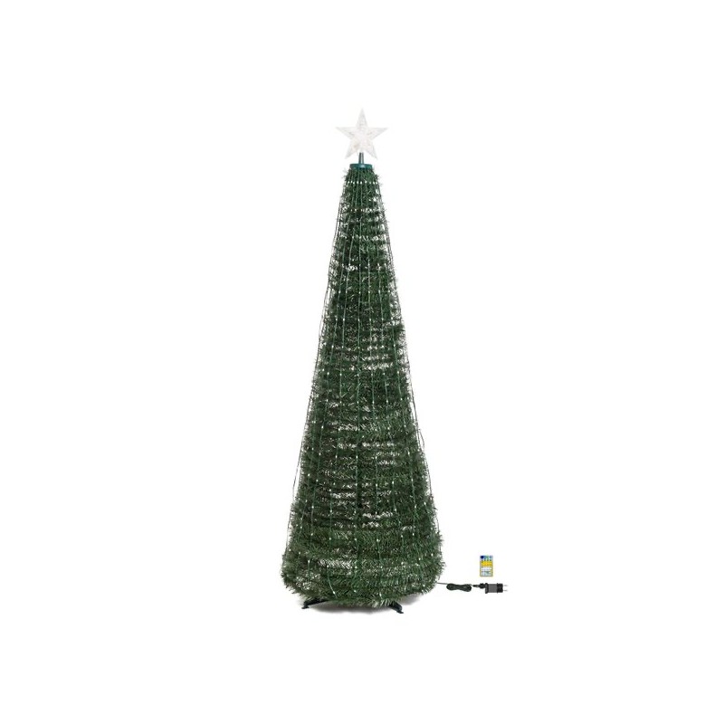 Sapin lumineux Pixel LED pliable blanc chaud et froid | Artiflor