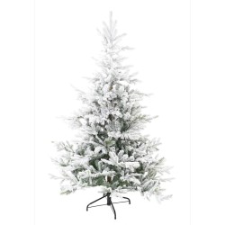 Sapin de Noël artificiel enneigé vert et blanc | Artiflor