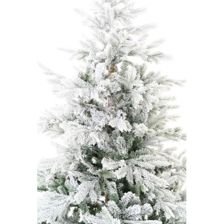 Sapin de Noël artificiel enneigé vert et blanc | Artiflor