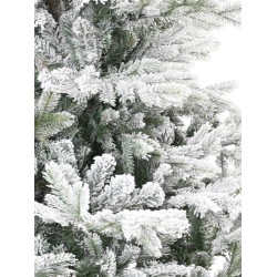 Sapin de Noël artificiel enneigé vert et blanc | Artiflor