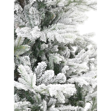 Sapin de Noël artificiel enneigé vert et blanc | Artiflor