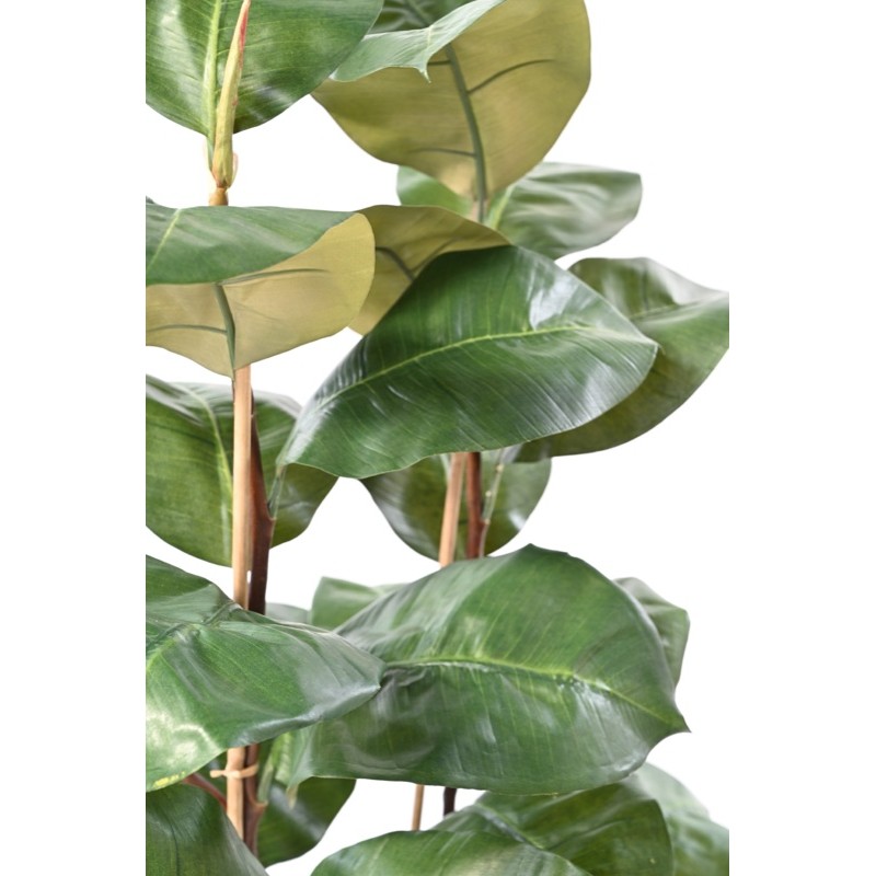 Ficus elastica artificiel 113 cm en pot | Artiflor