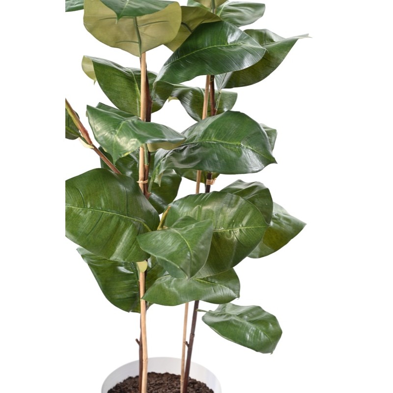 Ficus elastica artificiel 113 cm en pot | Artiflor