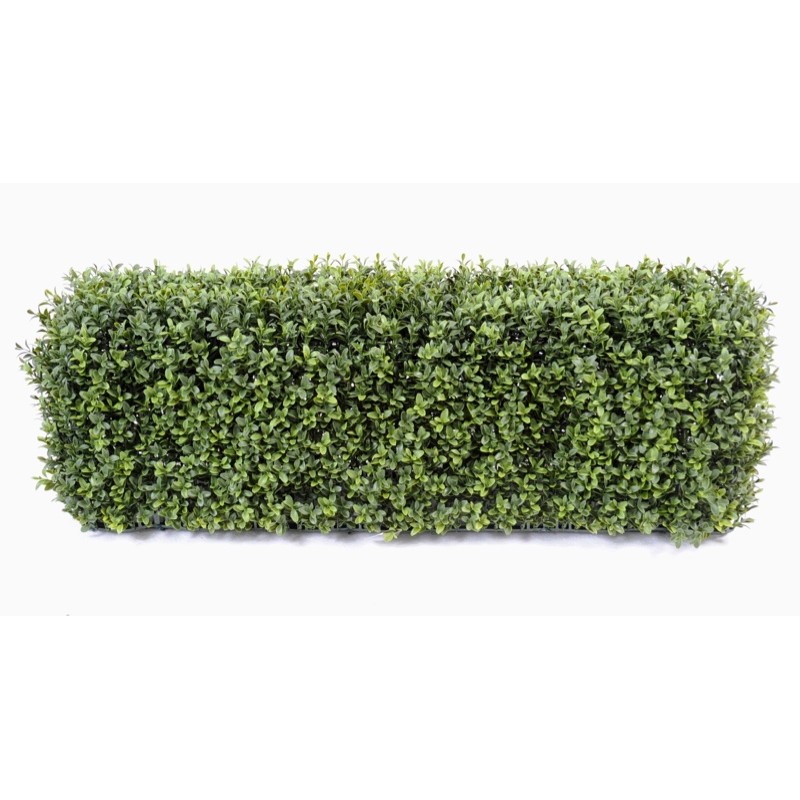 Haie de buis artificielle sur structure métal | Artiflor