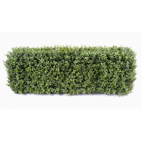 Haie de buis artificielle sur structure métal | Artiflor