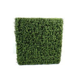 Haie de buis artificielle sur structure métal | Artiflor