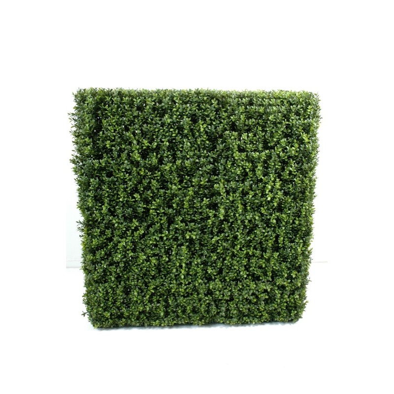 Haie de buis artificielle sur structure métal | Artiflor