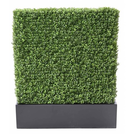 Haie de buis artificielle sur structure métal | Artiflor