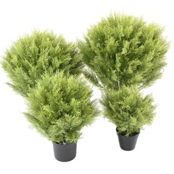 Cyprès boule artificiel en pot 70 ou 80 cm | Artiflor