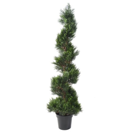 Cyprès artificiel en spirale large 150 ou 180 cm | Artiflor