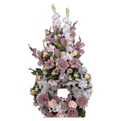 Couronne Funéraire à Fronton Vérone | Fleurs Artificielles | Artiflor
