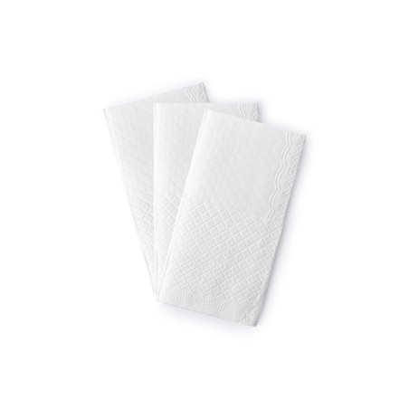 Pochettes de mouchoirs Happy tears kraft et argent - Lot de 10