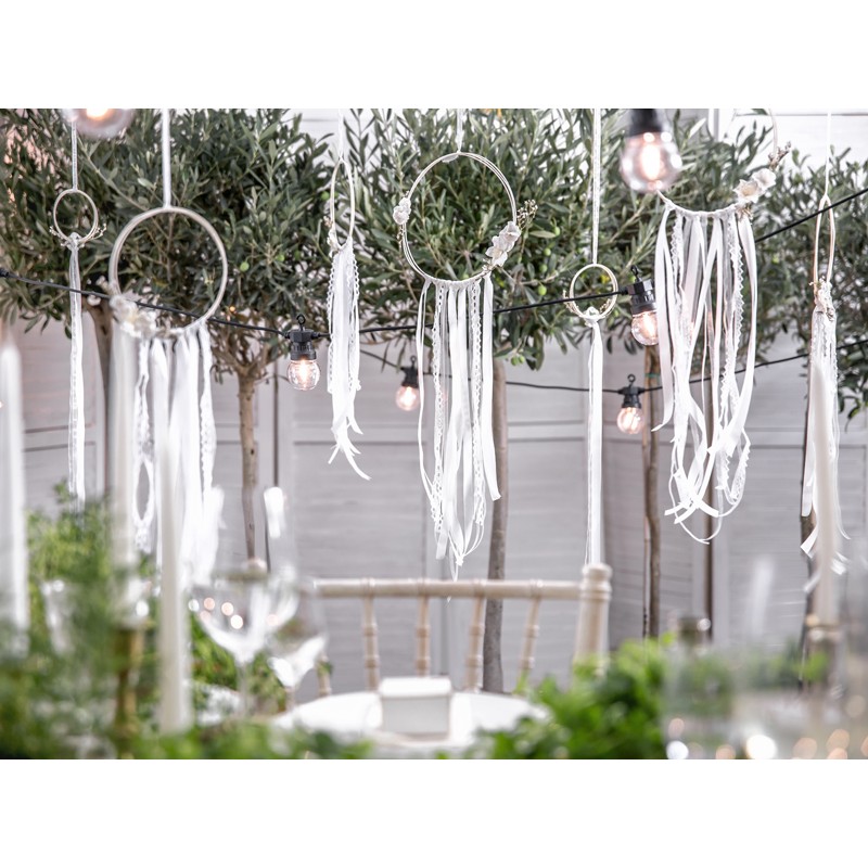 Guirlande guinguette LED câble noir 5 m - 10 ampoules