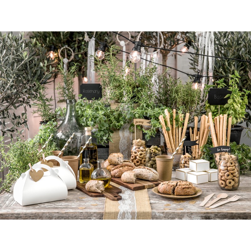 Guirlande guinguette LED câble noir 5 m - 10 ampoules