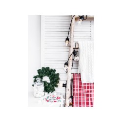 Guirlande guinguette LED câble noir 5 m - 10 ampoules