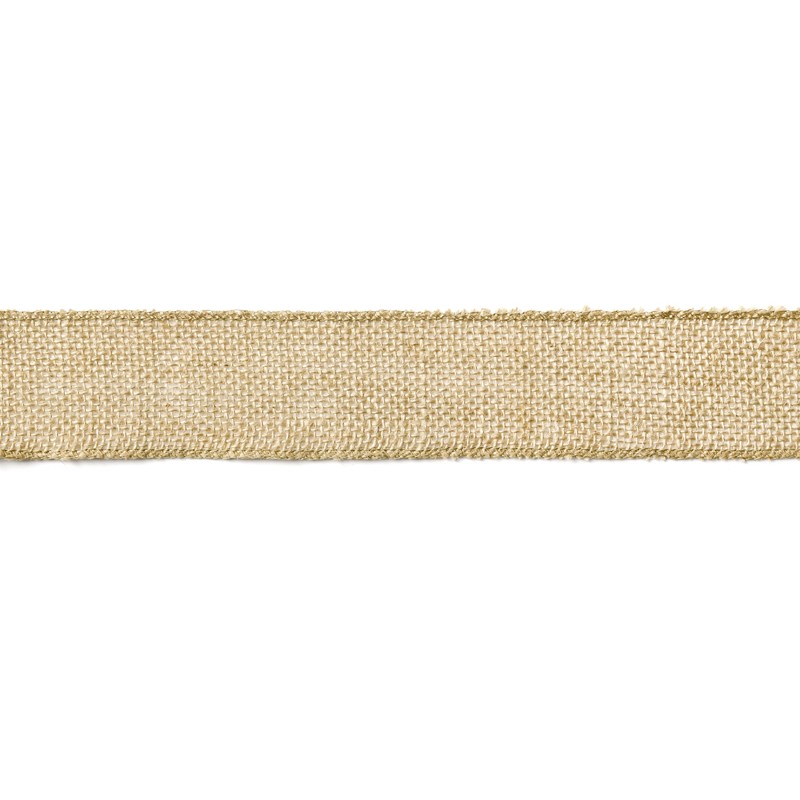 Ruban toile de jute naturel 5 cm x 5 m