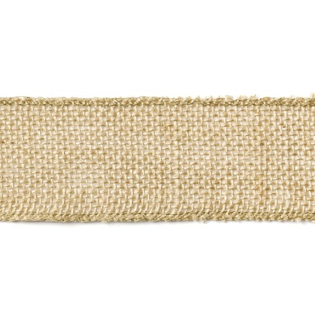 Ruban toile de jute naturel 5 cm x 5 m