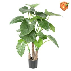 Alocasia Calidora artificiel anti-feu 120 cm