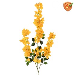 Bougainvillée artificielle anti-feu tige XL orange